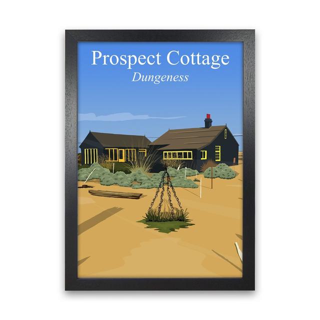 Prospect Cottage Portrait by Richard O'Neill - Graphic Art Print Corrigan Studio Format: Black Framed, Size: 34cm H x 25cm W x 3cm D on Productcaster.