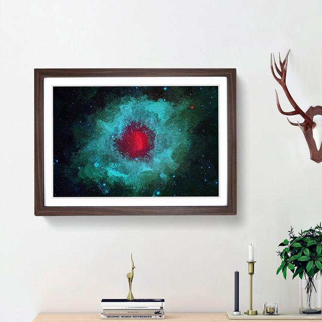 Out of Space Vol.20 in Abstract - Picture Frame Graphic Art Print East Urban Home Size: 48cm H x 65cm W x 2cm D, Frame Option: Walnut Framed on Productcaster.