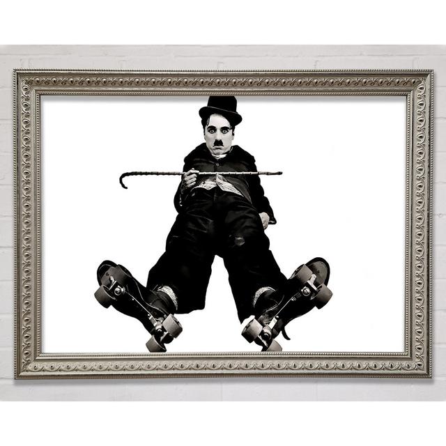 Charlie Chaplin Ice Rink - Single Picture Frame Art Prints Bright Star Size: 84.1cm H x 118.9cm W on Productcaster.