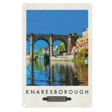 Knaresborough, Yorkshire Graphic Art East Urban Home on Productcaster.