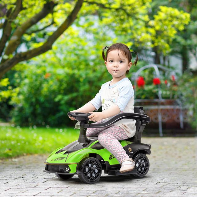 Baby Push Car HOMCOM Colour: Green on Productcaster.