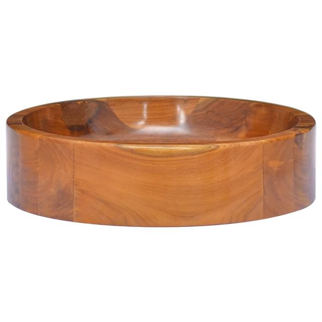 Alpen Home Rayford 400mm L x 400mm W Brown Wood Oval Sink Alpen Home on Productcaster.