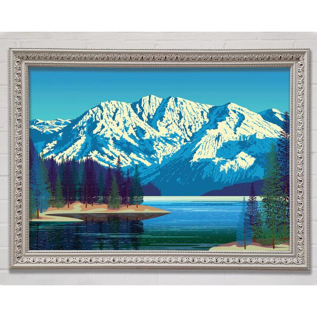 The Snow Lake Mountain - Print Bright Star Size: 59.7cm H x 84.1cm W x 3cm D on Productcaster.