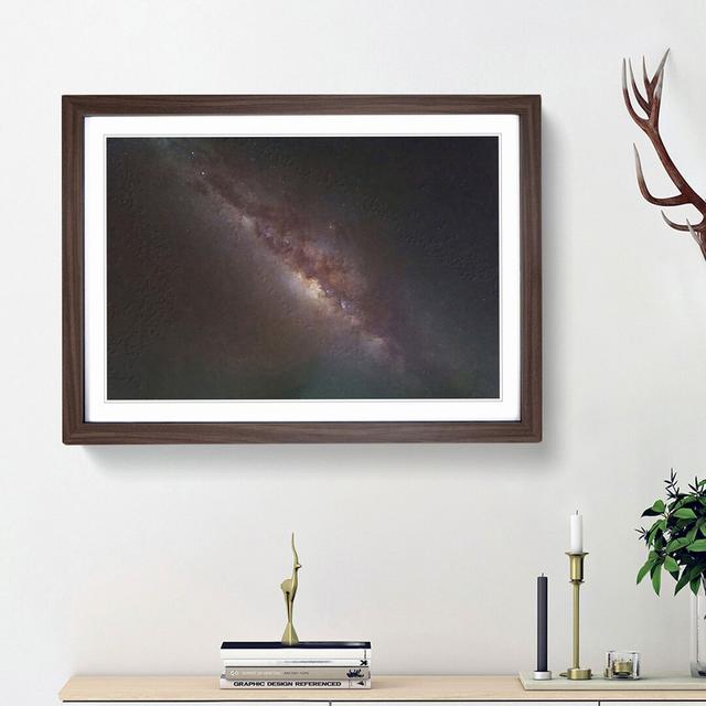 Universe in Abstract Vol.47 in Abstract - Picture Frame Graphic Art Print East Urban Home Frame Option: Walnut Framed, Size: 27cm H x 36cm W x 2cm D on Productcaster.