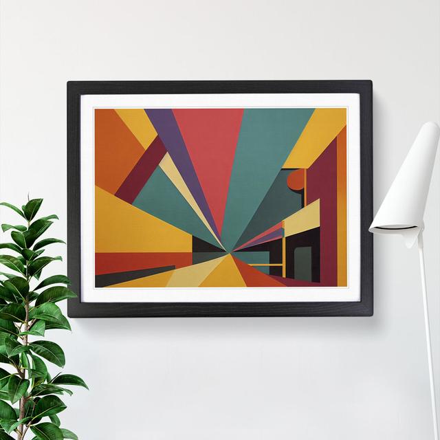 Stunning Modern Abstract Art - Single Picture Frame Print George Oliver Frame Colour: Black Framed, Size: 25cm H x 34cm W x 2cm D on Productcaster.