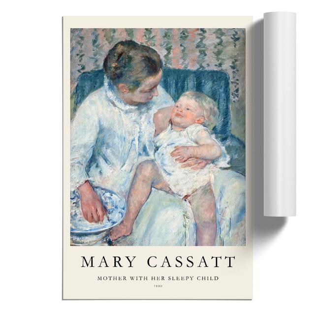 Childs Bath Time by Mary Cassatt - Unframed Painting East Urban Home Size: 42cm H x 30cm W x 0.1cm D on Productcaster.