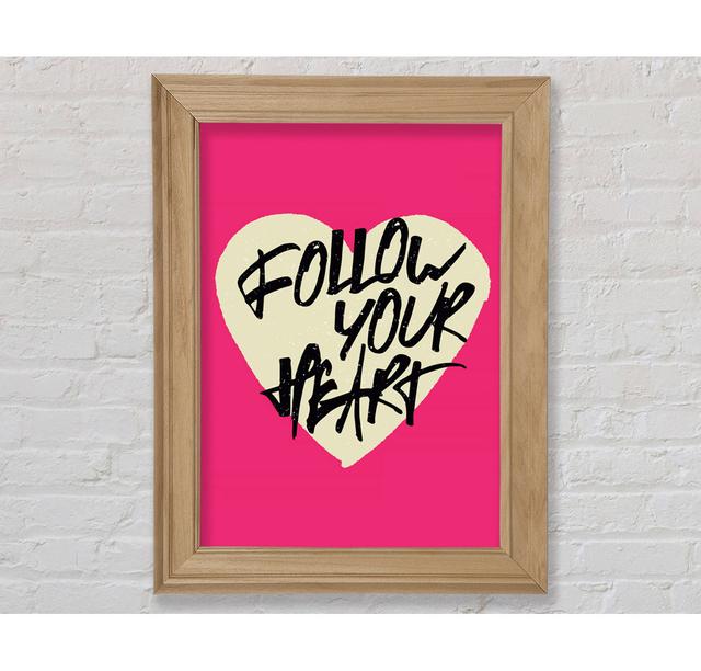 Follow Your Heart 1 - Print Bright Star Size: 141.4cm H x 100cm W x 8cm D on Productcaster.