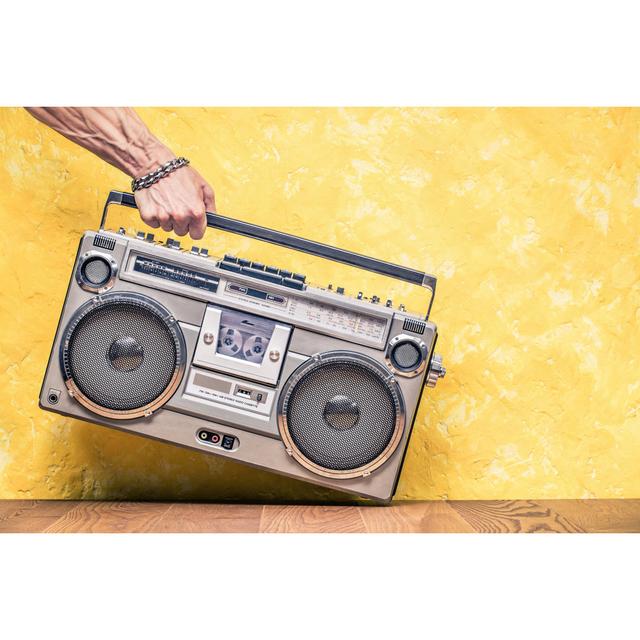 Retro Radio by BrAt_PiKaChU - Wrapped Canvas Photograph Williston Forge Size: 61cm H x 91cm W x 3.8cm D on Productcaster.