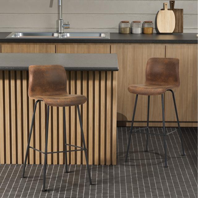 Zylstra 75cm Stool (Set of 2) Borough Wharf on Productcaster.