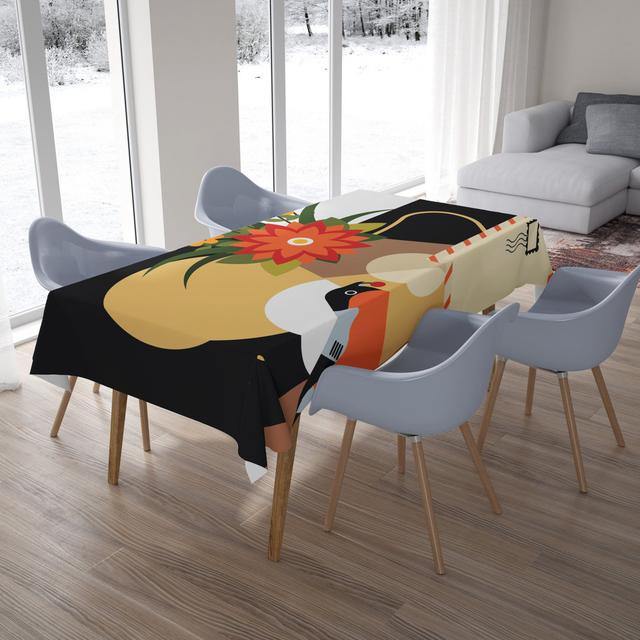 East Urban Home kitchen decoration, tablecloth, 140 x 140cm - Designed and made in Turkey East Urban Home on Productcaster.