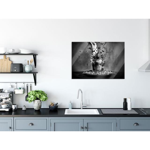 Chilled, Ground Coffee - No Frame Print on Glass Brayden Studio Size: 70cm H x 100cm W on Productcaster.