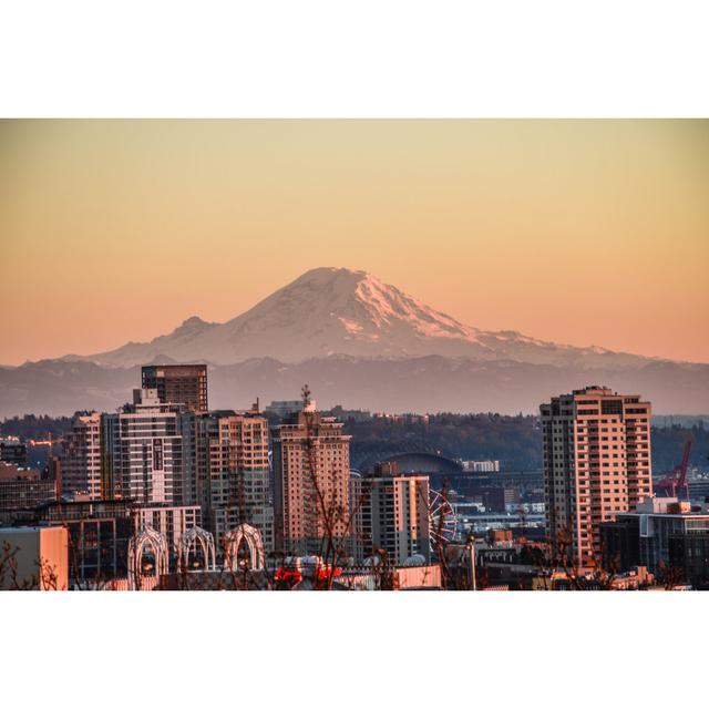 Duncraig Seattle At Sunset by Sak111 - Wrapped Canvas Photograph 17 Stories Size: 51cm H x 76cm W x 3.8cm D on Productcaster.