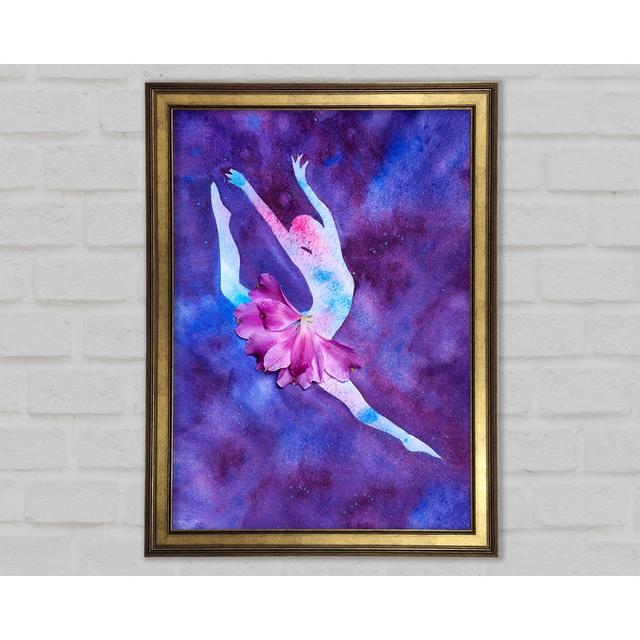 Purple Ballerina 3 - Print Mercer41 Size: 59.7cm H x 42cm W x 1.5cm D on Productcaster.