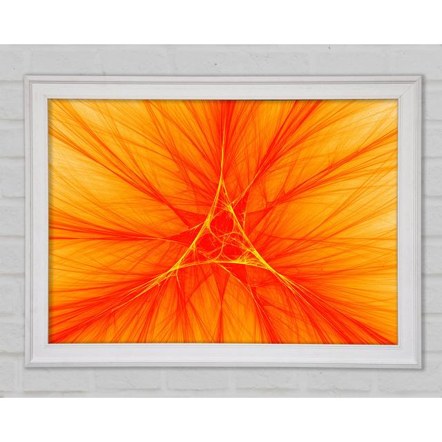 Orange Centre - Single Picture Frame Art Prints Bright Star Size: 21cm H x 29.7cm W x 1.5cm D on Productcaster.