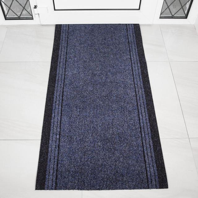 Whitcomb Navy Rug Marlow Home Co. Rug Size: Runner 66 x 670cm on Productcaster.