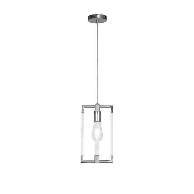 Boggess Geometric Rectangle Pendant Metro Lane Size: Double Rectangle 1 Light on Productcaster.