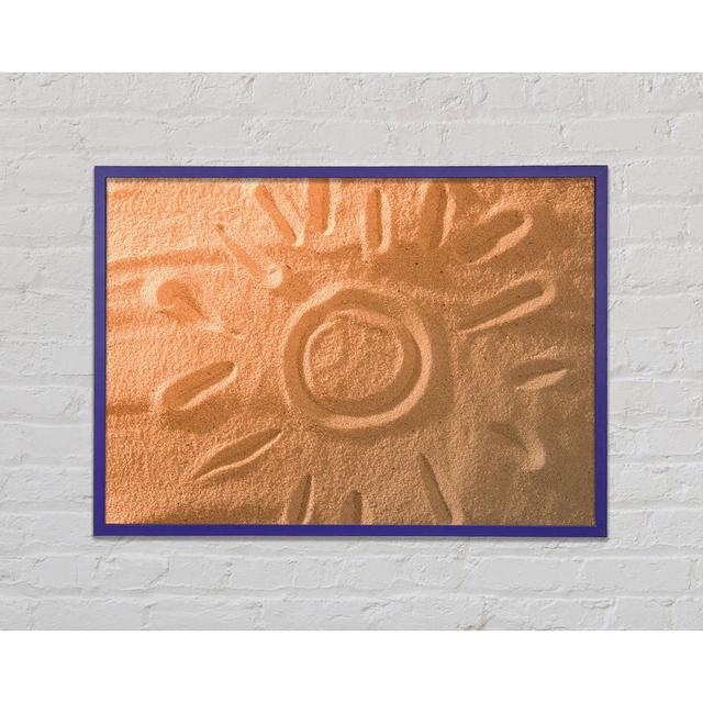 Sunset In The Sand - Single Picture Frame Art Prints Brayden Studio Size: 59.7cm H x 84.1cm W x 2cm D on Productcaster.