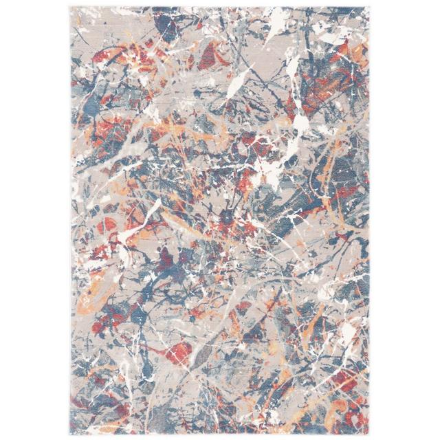 Grey/Orange Rug Carpetfine Rug Size: Rectangle 200 x 290cm on Productcaster.