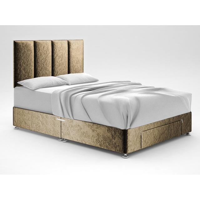 Bendooragh Divan Bed Base 17 Stories Storage Type: End Drawer, Size: Small Double, Colour: Truffle on Productcaster.