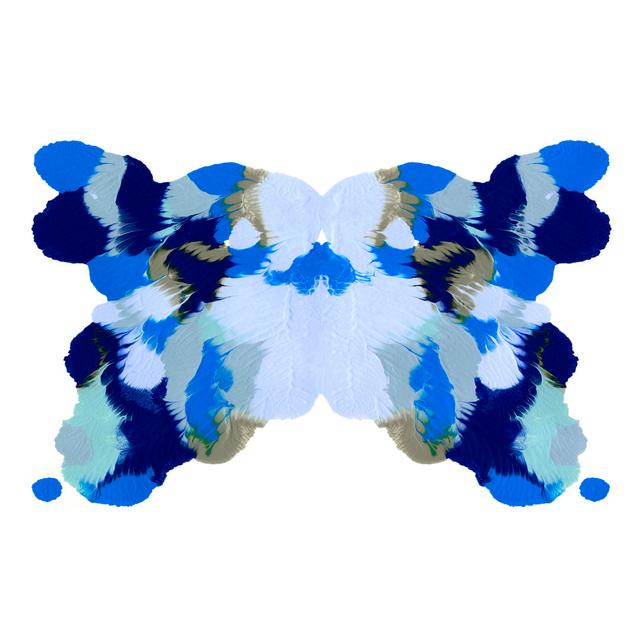 Rorschach Mariposa II - Wrapped Canvas Art Prints Metro Lane Size: 81cm H x 122cm W on Productcaster.