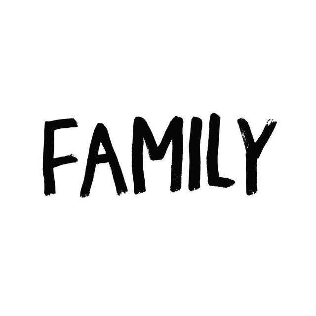 Family - Wrapped Canvas Typography Ebern Designs Size: 101.6cm H x 152.4cm W x 3.81cm D on Productcaster.