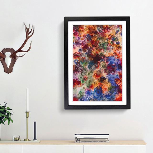 Colour Me in Abstract - Picture Frame Graphic Art Print East Urban Home Size: 48cm H x 36cm W x 2cm D, Frame Option: Black Framed on Productcaster.