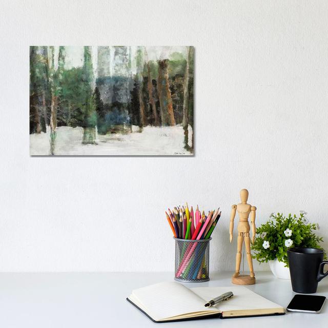 Winter Forest by Stellar Design Studio - Wrapped Canvas Art Prints ClassicLiving Size: 20.32cm H x 30.48cm W x 1.91cm D on Productcaster.