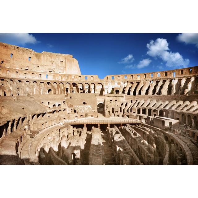 Goberman Colosseum - Wrapped Canvas Photograph 17 Stories Size: 51cm H x 76cm W x 3.8cm D on Productcaster.