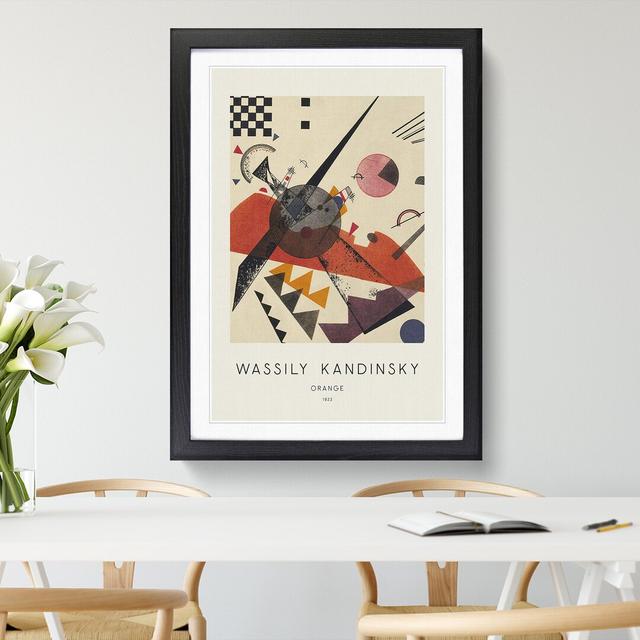 Composition Vol.3 by Wassily Kandinsky - Picture Frame Art Prints East Urban Home Frame Option: Black, Size: 48cm H x 36cm W x 2cm D on Productcaster.