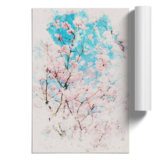 Branches of a Cherry Blossom - Unframed Graphic Art East Urban Home Size: 42cm H x 30cm W x 0.1cm D on Productcaster.