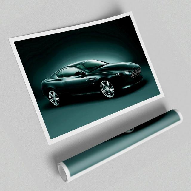 Aston Martin Vantage Side Profile - Graphic Art Print on Paper East Urban Home Size: 42 cm H x 59.4 cm W on Productcaster.