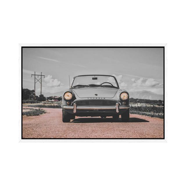 1960 Sunbeam Alpine Convertible by Christopher Thomas - Gallery-Wrapped Canvas Giclée on Canvas Lark Manor Format: White Framed, Size: 66.04cm H x 101 on Productcaster.