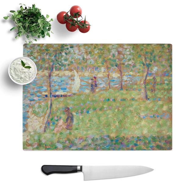 Study for La Grande Jatte Vol.1 by Georges Seurat Chopping Board East Urban Home Size: 20cm W x 28.5cm L on Productcaster.