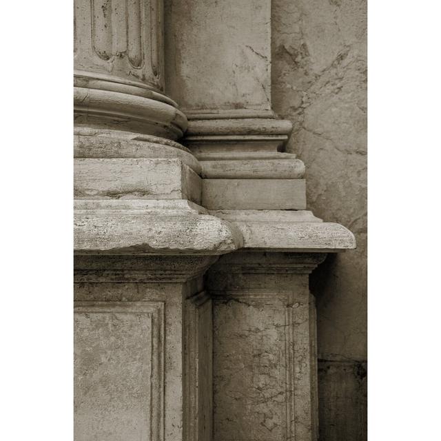 Architecture Detail in Sepia IV by Laura DeNardo - Wrapped Canvas Photograph Rosalind Wheeler Size: 91cm H x 61cm W on Productcaster.