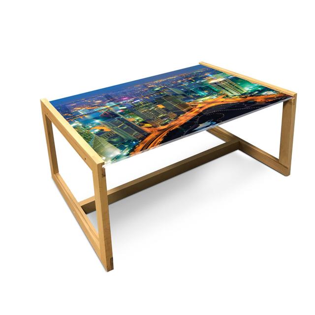 Jakory Sled Coffee Table East Urban Home Size: 90cm H x 62cm W x 40cm D on Productcaster.