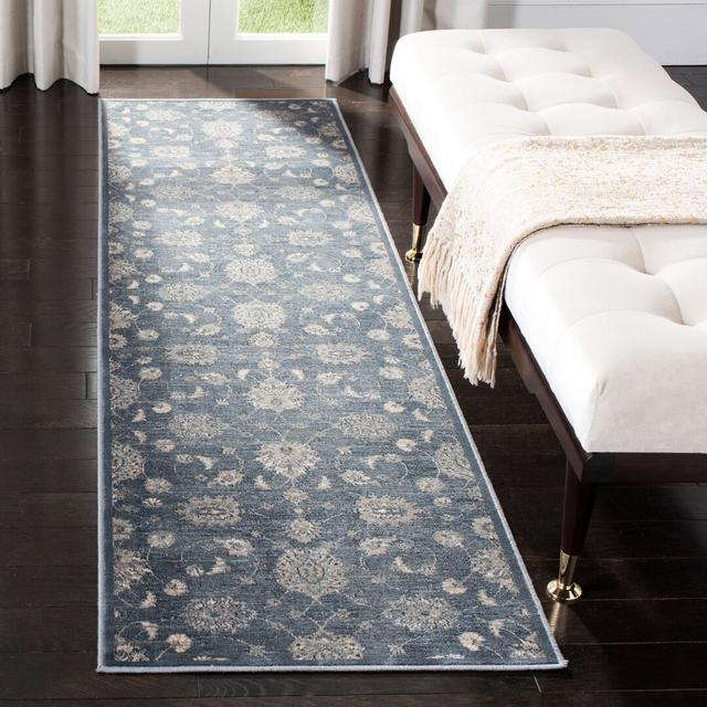 La Crosse Blue/Beige Rug Bloomsbury Market Rug Size: Runner 67 x 240cm on Productcaster.