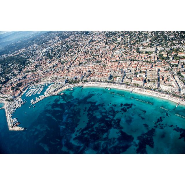 Aerial view of Cannes House of Hampton Size: 30cm H x 46cm W on Productcaster.