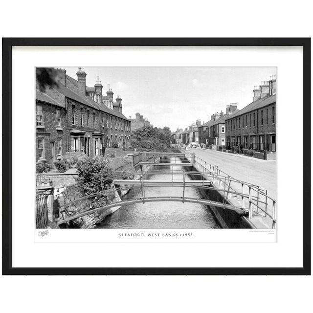 Sleaford, West Banks C1955 by Francis Frith - Single Picture Frame Print The Francis Frith Collection Size: 40cm H x 50cm W x 2.3cm D on Productcaster.