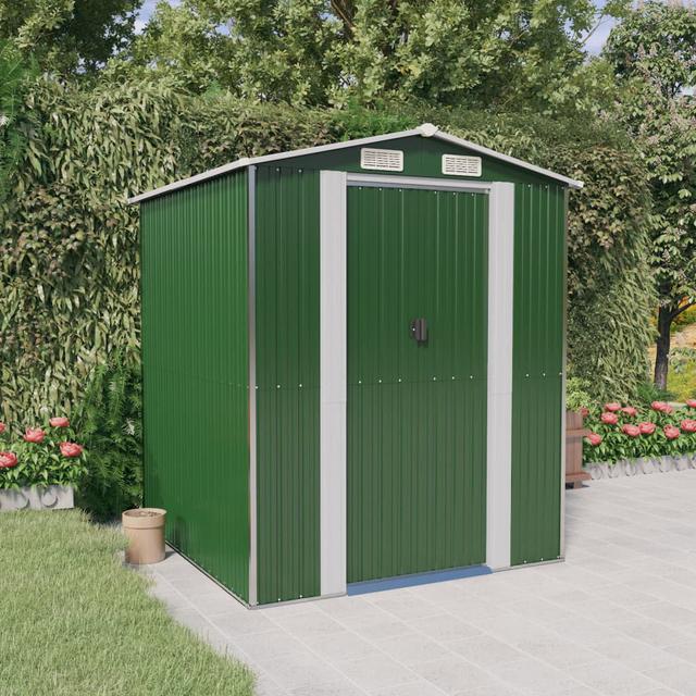 6 ft. W x 6 ft. D Galvanised Steel Apex Garden Shed Dakota Fields on Productcaster.