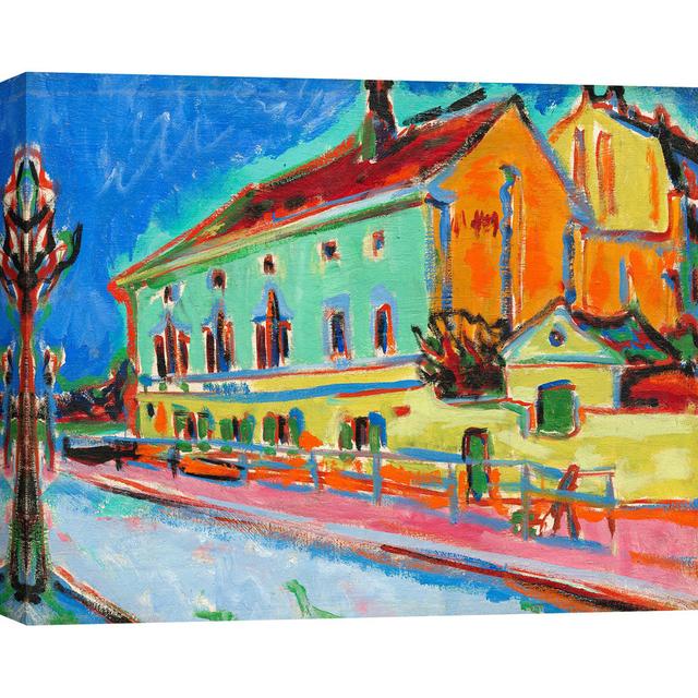 Leinwandbild Dance Hall Bellevue von Ernst Ludwig Kirchner Marlow Home Co. Größe: 70 cm H x 100 cm B x 4 cm T on Productcaster.