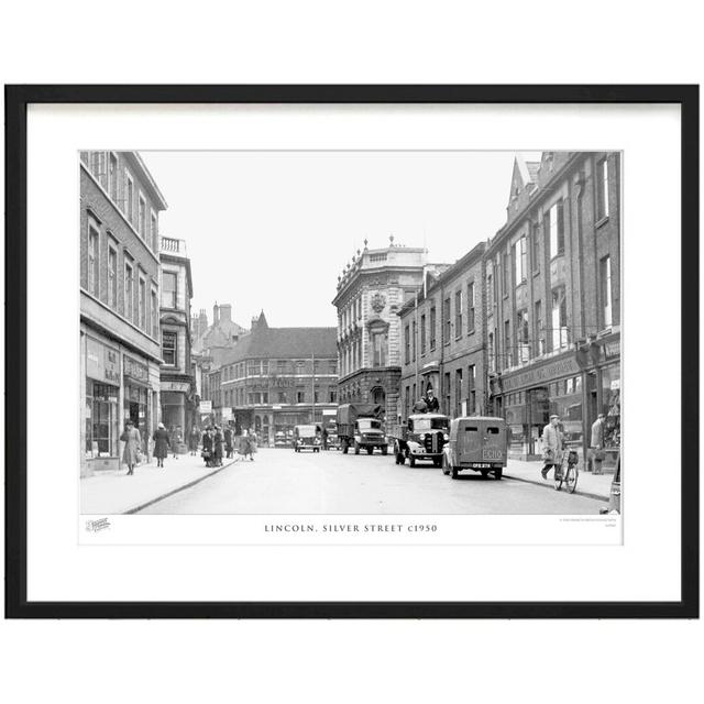 Lincoln, Silver Street C1950 - Single Picture Frame Print The Francis Frith Collection Size: 48.4cm H x 63.6cm W x 2.3cm D on Productcaster.