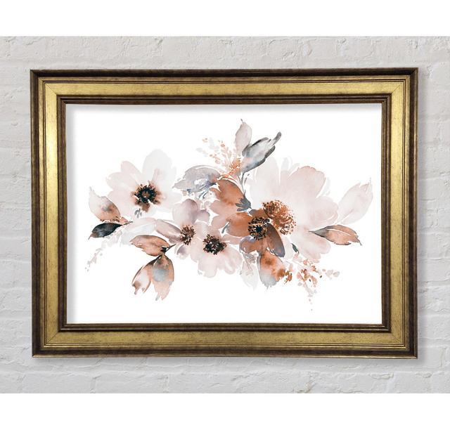 Blush Peach Flowers - Print Bright Star Size: 84.1cm H x 142.2cm W x 8cm D on Productcaster.