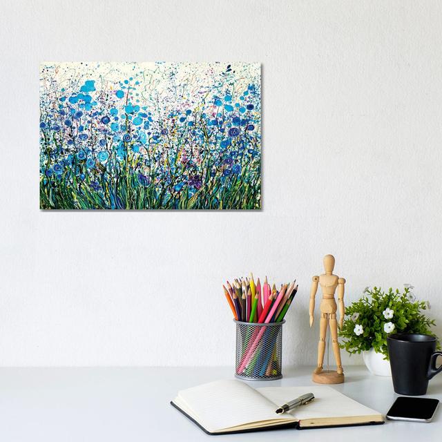 Mid Summer Meadow Flowers by OLena Art - Wrapped Canvas Painting ClassicLiving Size: 20.32cm H x 30.48cm W x 1.905cm D on Productcaster.