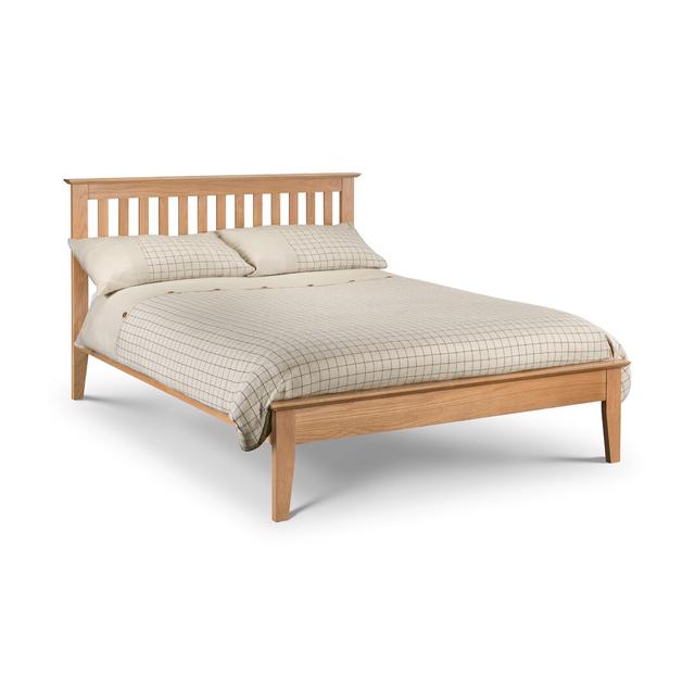 Fleming Bed Frame Fernleaf Size: Double (4'6), Colour: Oak on Productcaster.