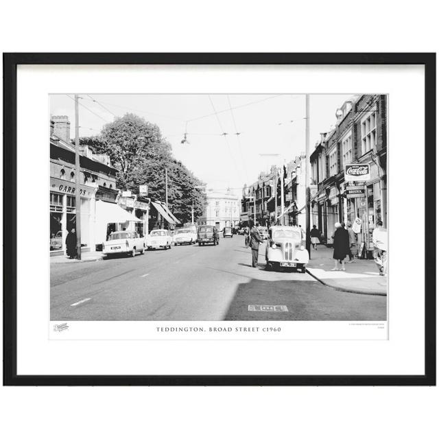 'Teddington, Broad Street C1960' by Francis Frith - Picture Frame Photograph Print on Paper The Francis Frith Collection Size: 40cm H x 50cm W x 2.3cm on Productcaster.