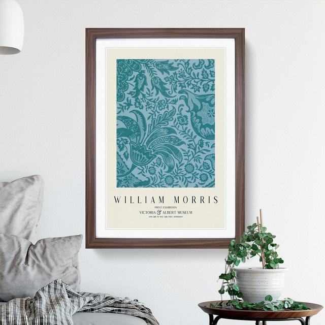 Indian Pattern Vol.1 by William Morris - Picture Frame Painting East Urban Home Frame Option: Walnut Framed, Size: 48cm H x 36cm W x 2cm D on Productcaster.