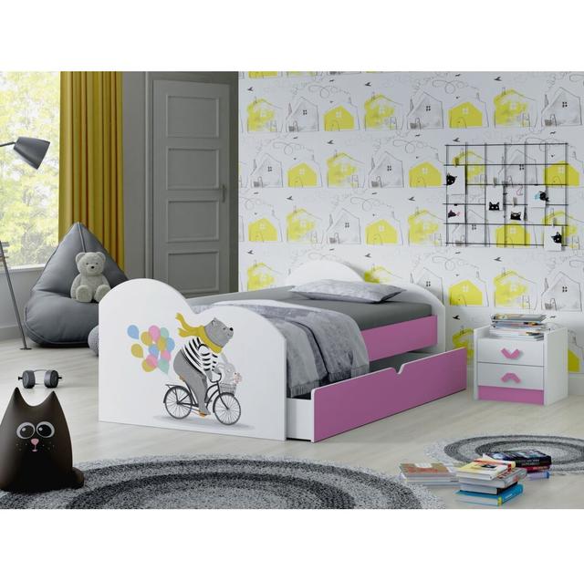 Standard L04 Lily - ST14 Zoomie Kids Colour (Bed Frame): Pink on Productcaster.