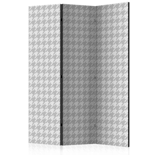 Room Divider - Dogtooth Check [Room Dividers] East Urban Home on Productcaster.