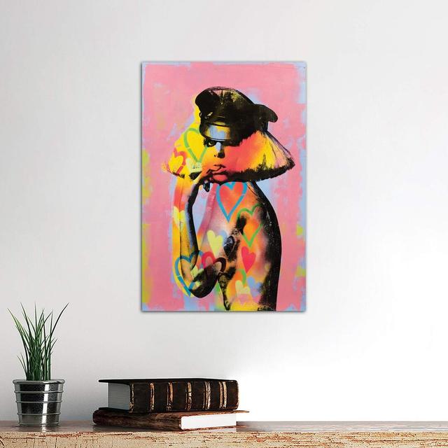 Lady Gaga by Dane Shue - Wrapped Canvas Print Latitude Run Size: 66.04cm H x 45.72cm W x 3.81cm D on Productcaster.