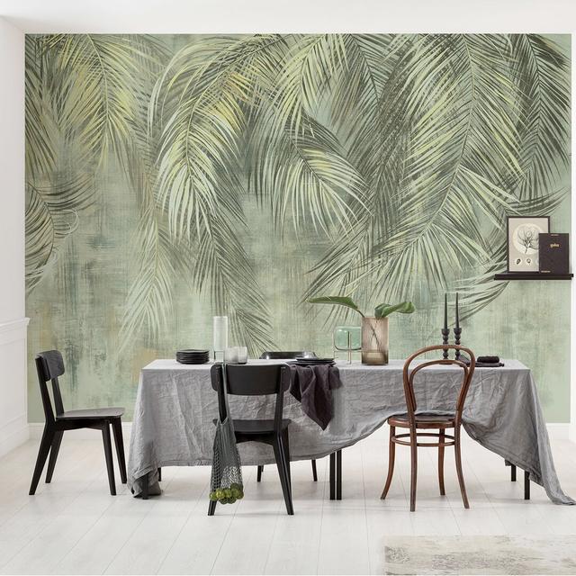 7 Pieces Palm Fronds 3.5m x 2.5m Matte Wall Mural Komar on Productcaster.